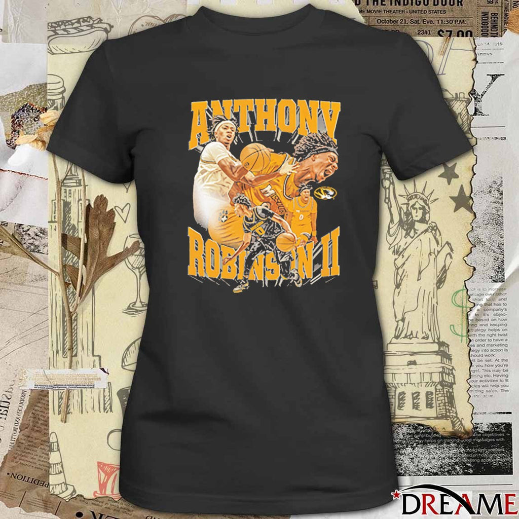 2026 Mizzou Tigers NIL Anthony Robinson II Basketball Player t-shirt