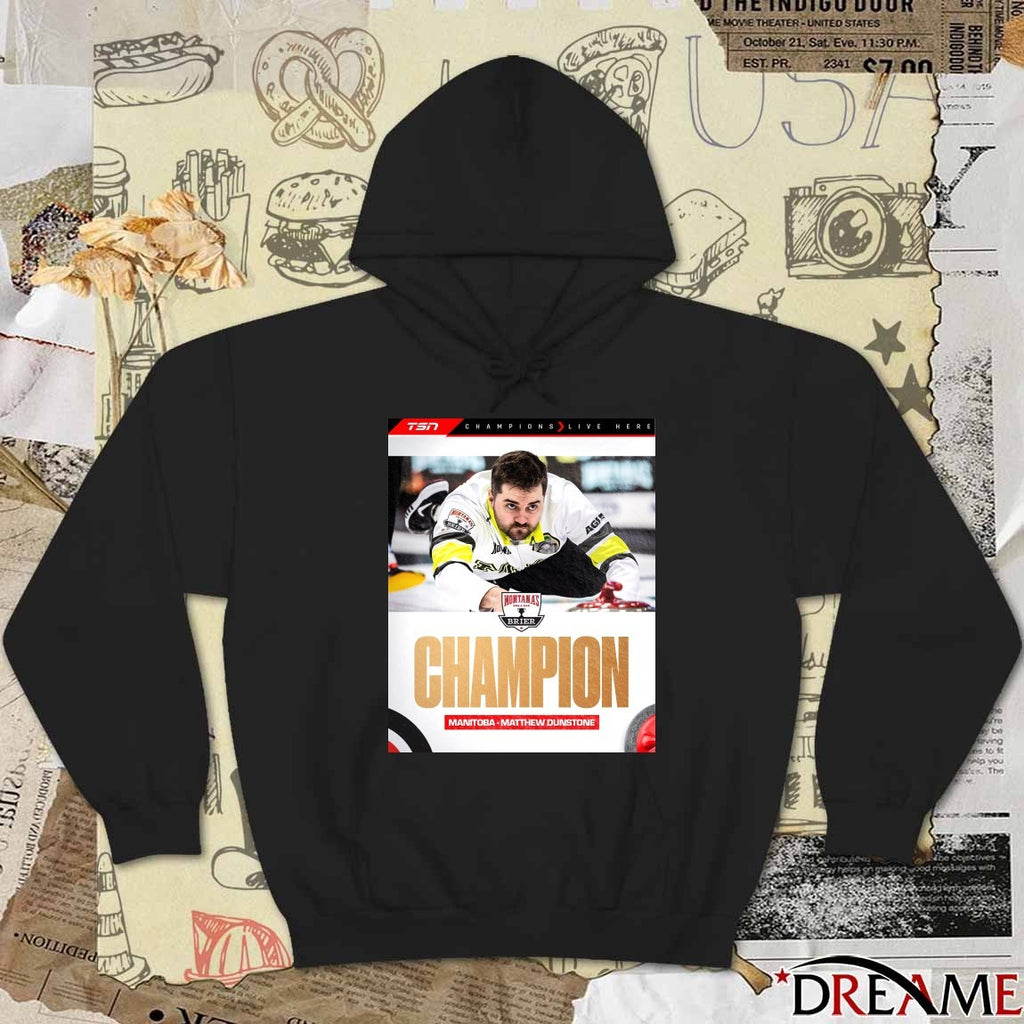2026 Montana’s Brier Champion Matthew Dunstone Poster t-shirt