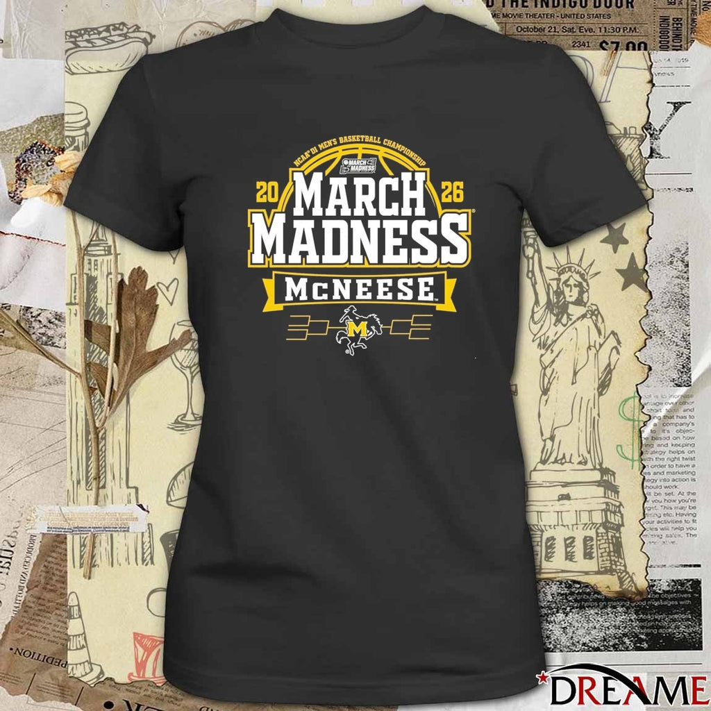2026 NCAA DI Men’s Basketball Championship March Madness McNeese State University Cowboys t-shirt