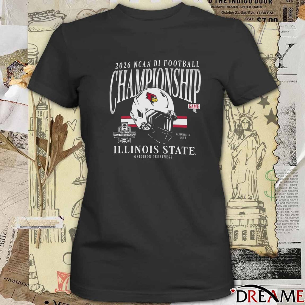 2026 NCAA Division III Football Championship Game Nashville TN Jan 5 Illinois State Redbirds Gridiron Greatness t-shirt