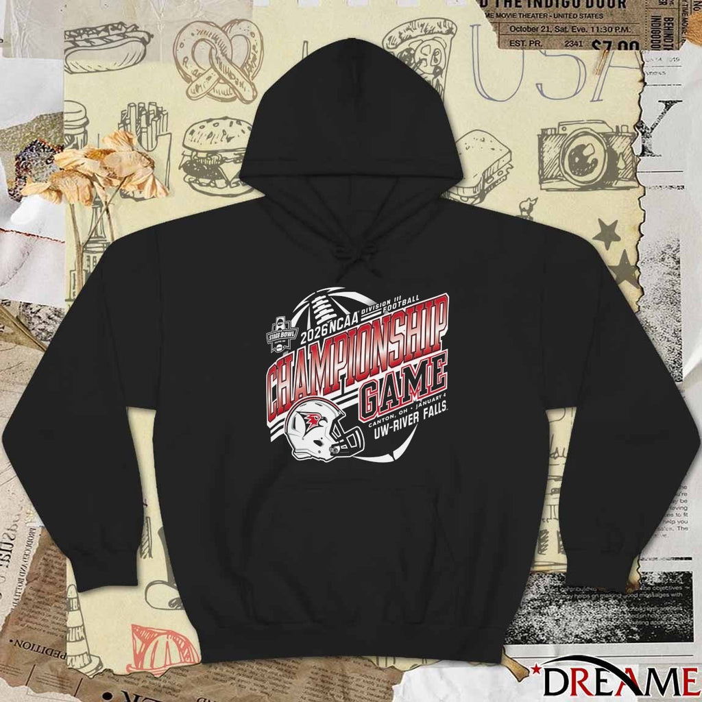 2026 NCAA Division III Football Stagg Bowl Championship Game Canton OH January 4 UW-River Falls t-shirt