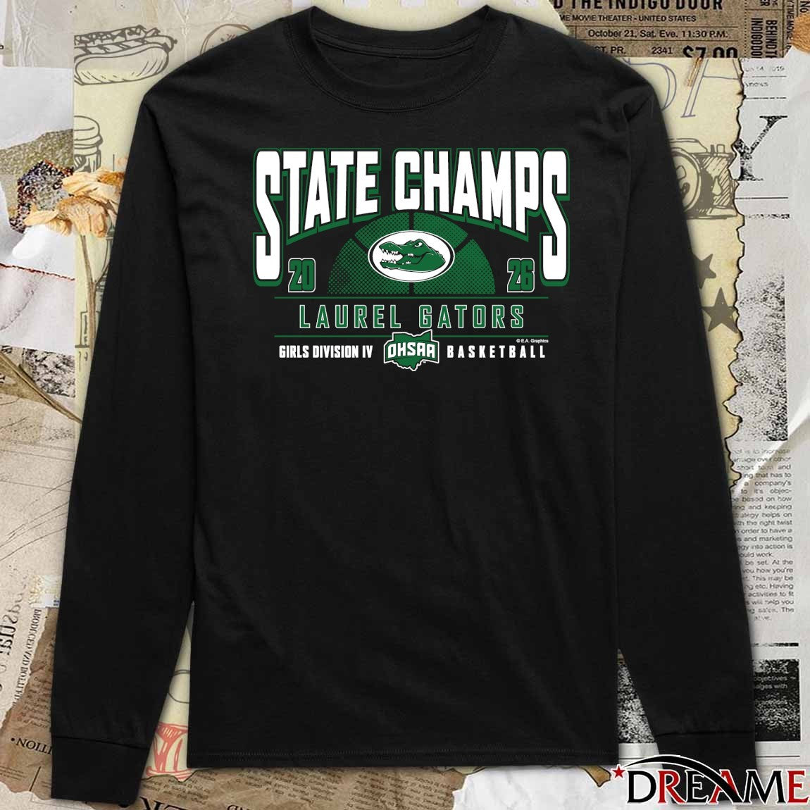 2026 OHSAA Girls Basketball D4 State Champions Laurel Gators t-shirt