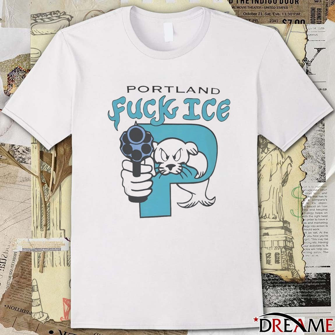 2026 Portland Fuck ICE t-shirt