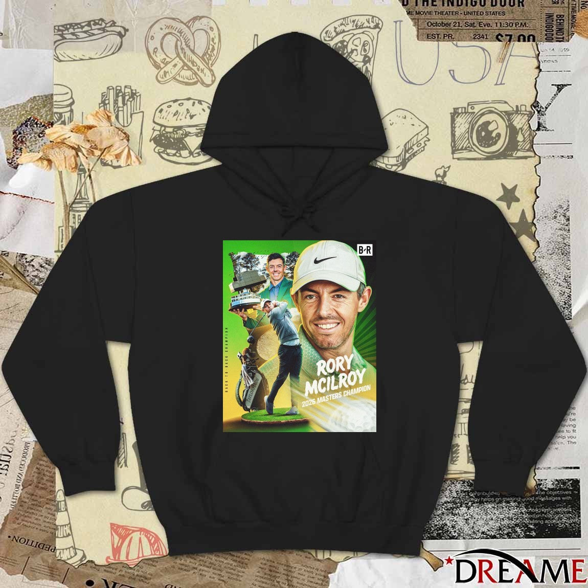 2026 Rory Mcilroy First Golfer To Go Back-to-back At The Masters Champion Since Tiger Wood Poster t-shirt