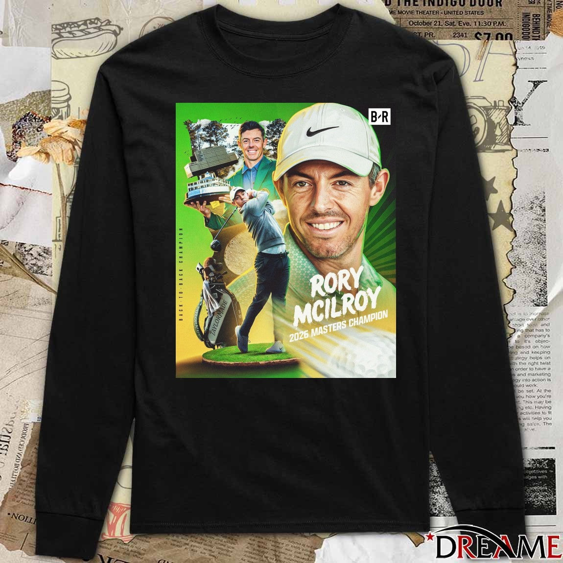 2026 Rory Mcilroy First Golfer To Go Back-to-back At The Masters Champion Since Tiger Wood Poster t-shirt