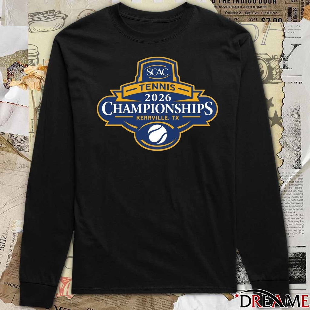 2026 Southern Collegiate Athletic Conference SCAC Tennis Championships Kerrville, TX t-shirt