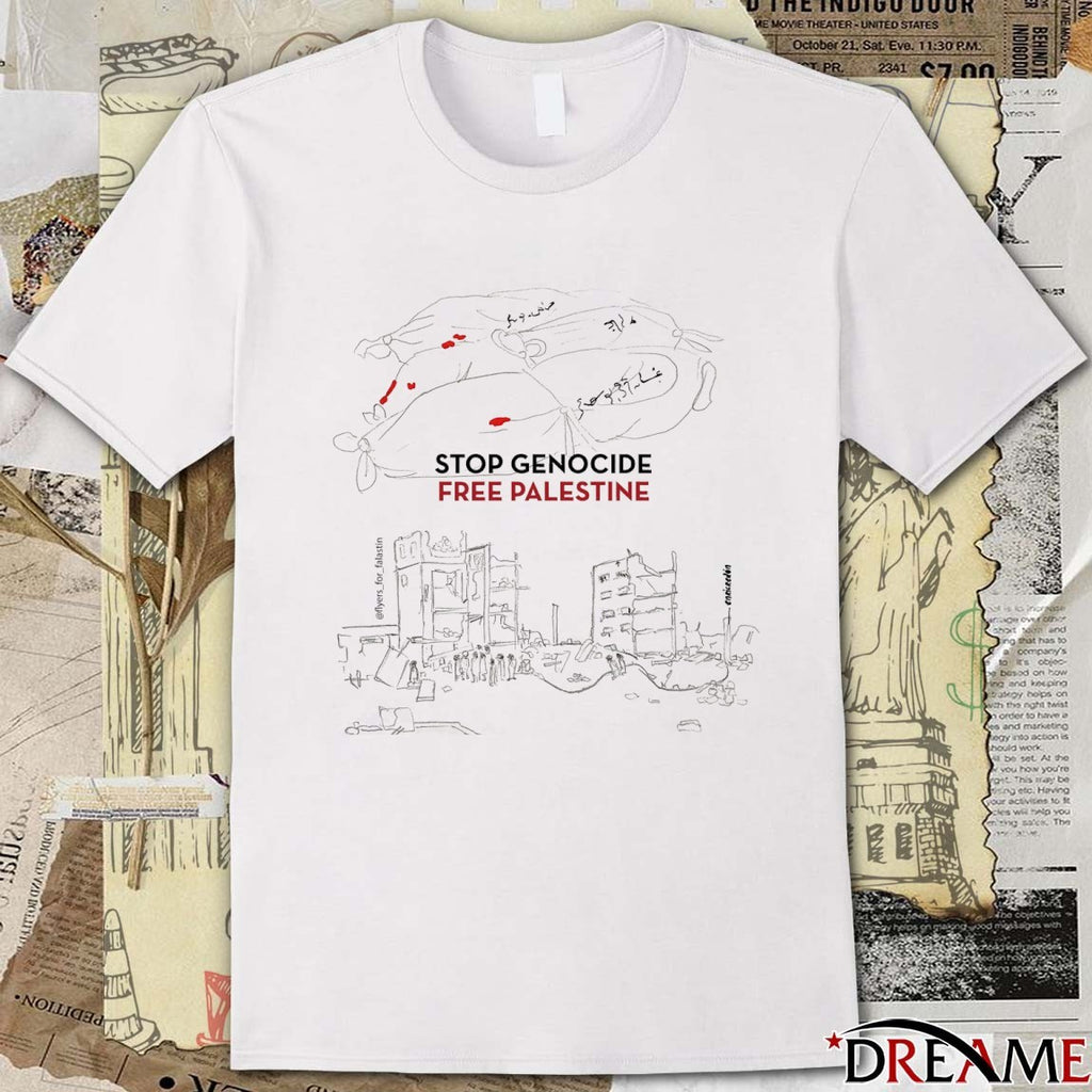 2026 Stop Genocide Free Palestine t-shirt