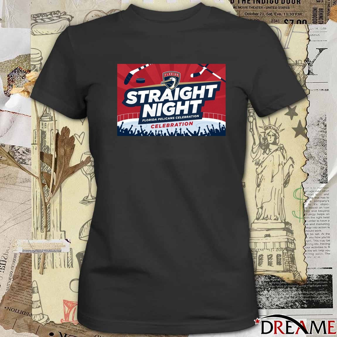2026 Straight Night Florida Pelicans Celebration Operations t-shirt