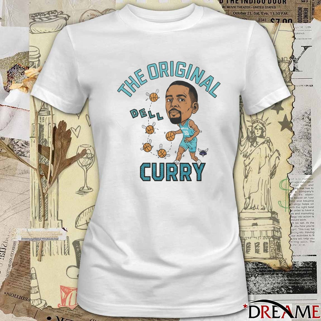 2026 The Original Dell Curry Charlotte Hornets Basketball Caricature t-shirt
