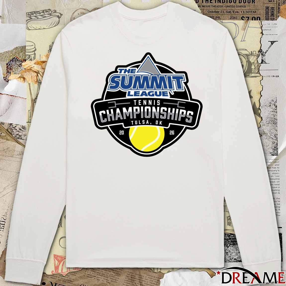 2026 The Summit League Tennis Championships Held In Tulsa, OK Logo t-shirt
