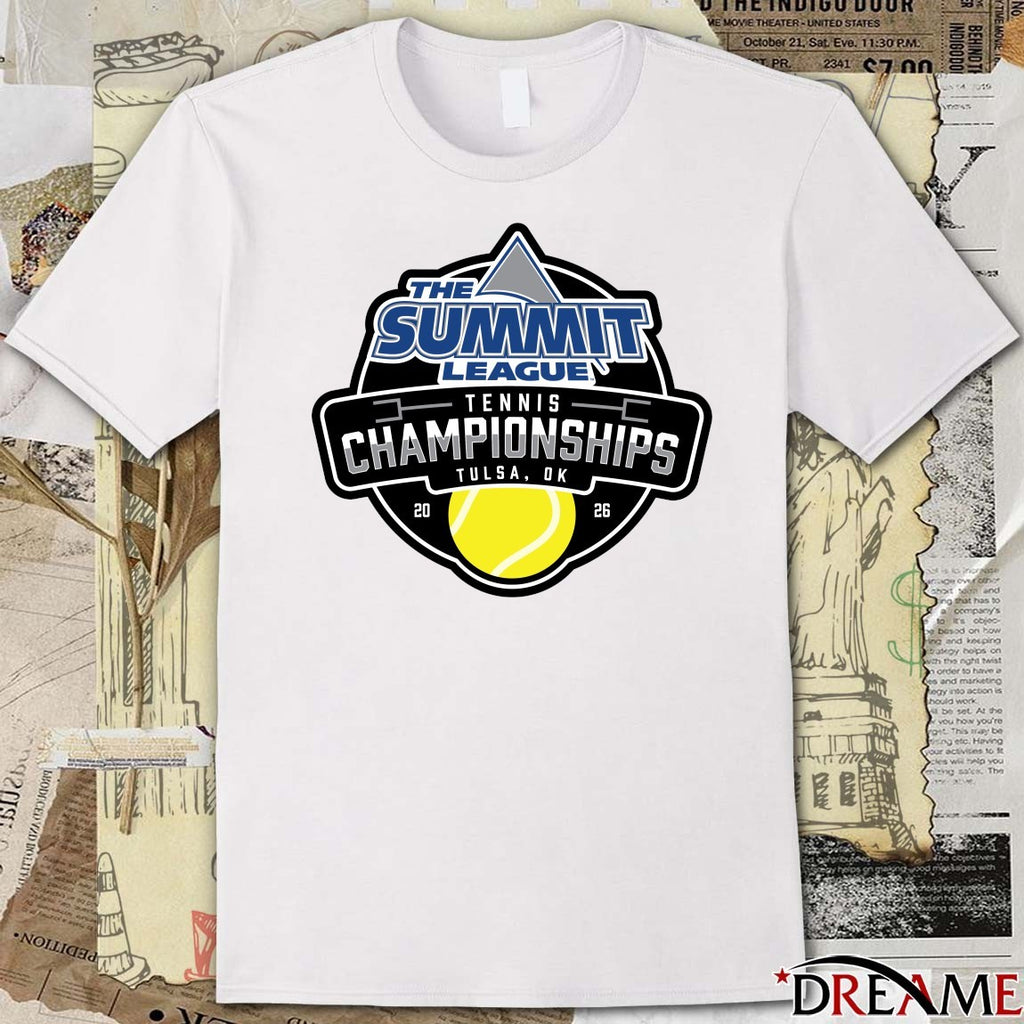 2026 The Summit League Tennis Championships Held In Tulsa, OK Logo t-shirt