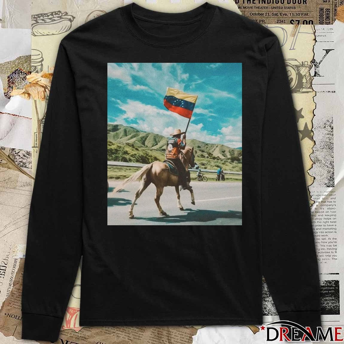 2026 Venezuelan man riding a horse – Free Venezuela t-shirt
