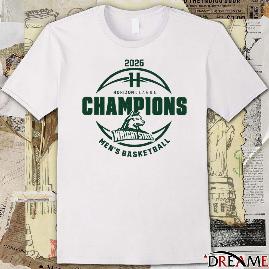 2026 Wright State Men’s Basketball Horizon League Champions t-shirt