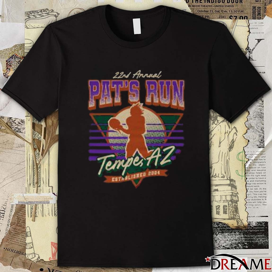 22nd Annual Pat’s Run in Tempe, AZ t-shirt