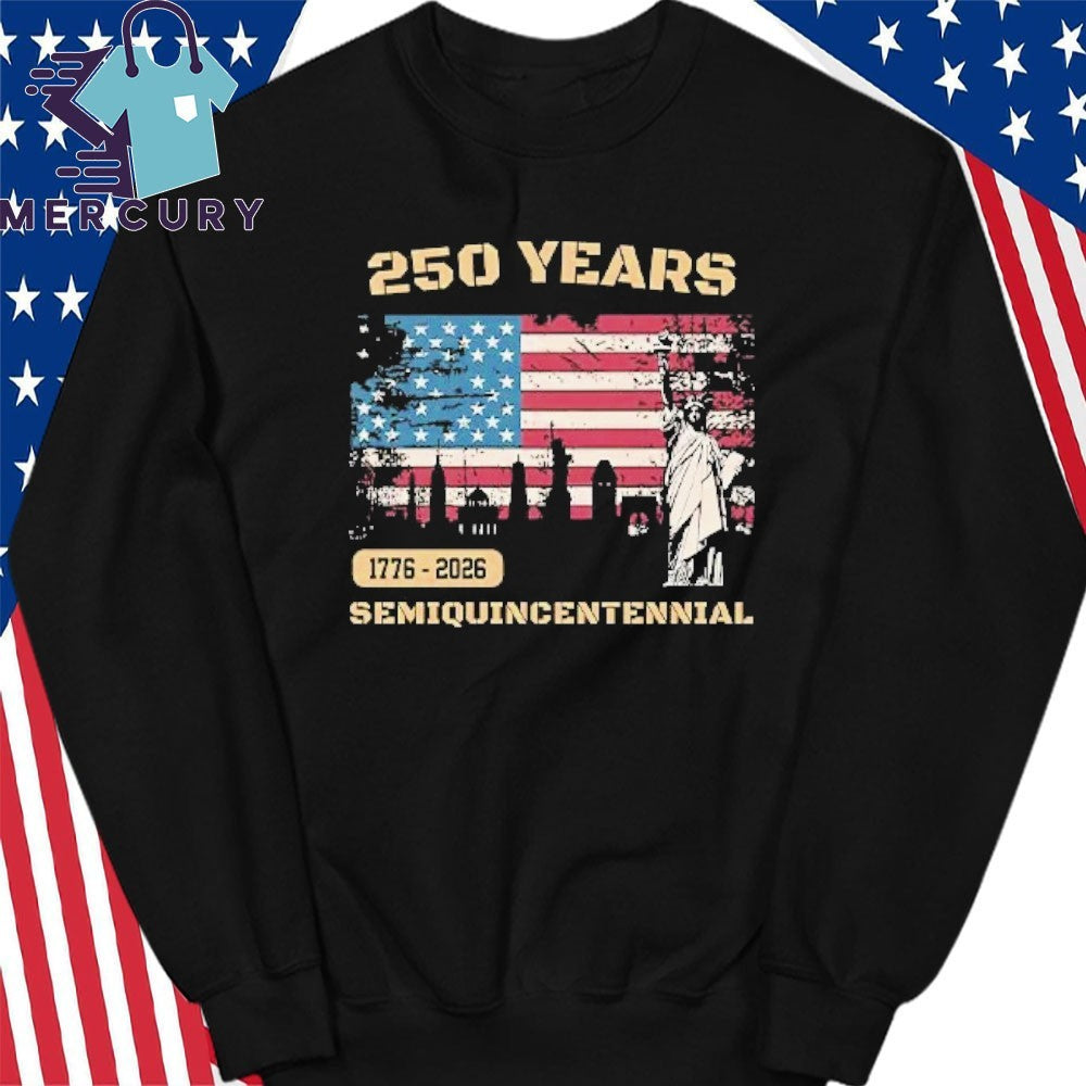 250 Years Of America 1776 2026 Semiquincentennial Shirt