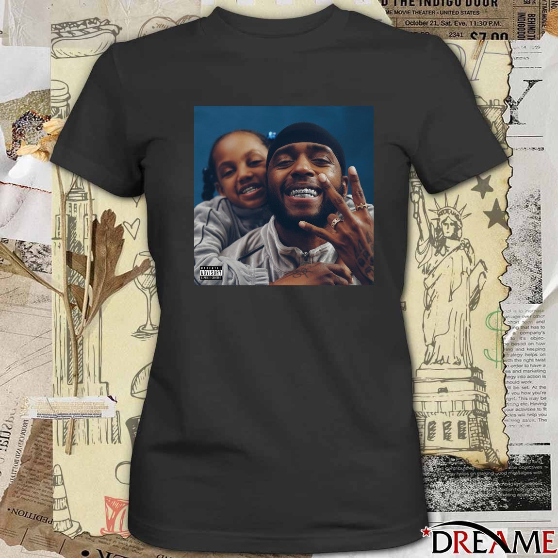 6LACK Love is the New Gangsta 2026 Poster t-shirt