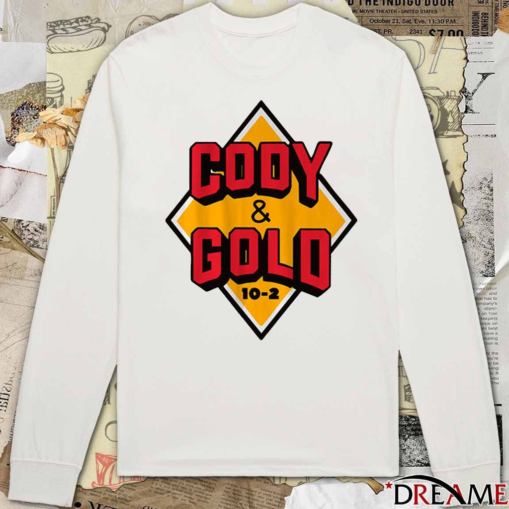 96.5 The Fan Cody & Gold 10-2 Show Diamond Logo 2025 t-shirt