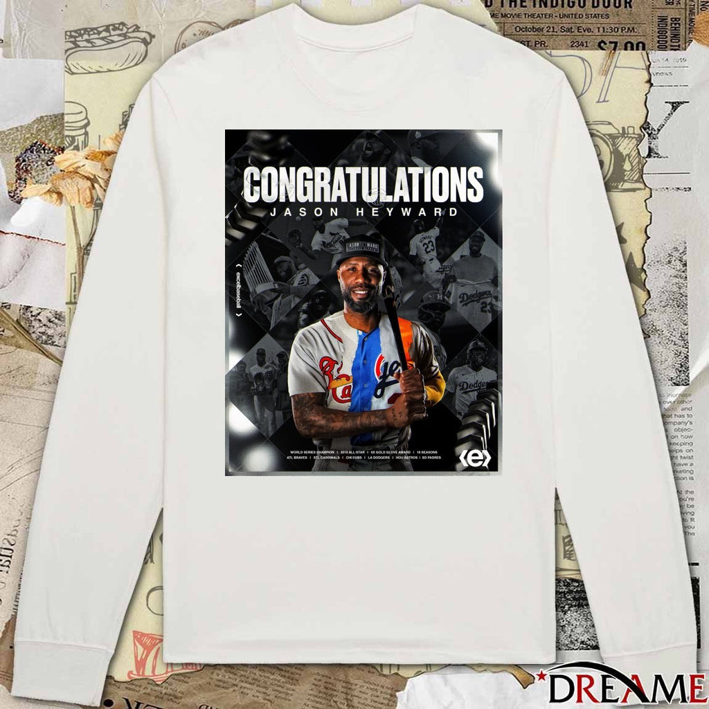 A Legendary Career Congratulations Jason Heyward 2026 Poster t-shirt