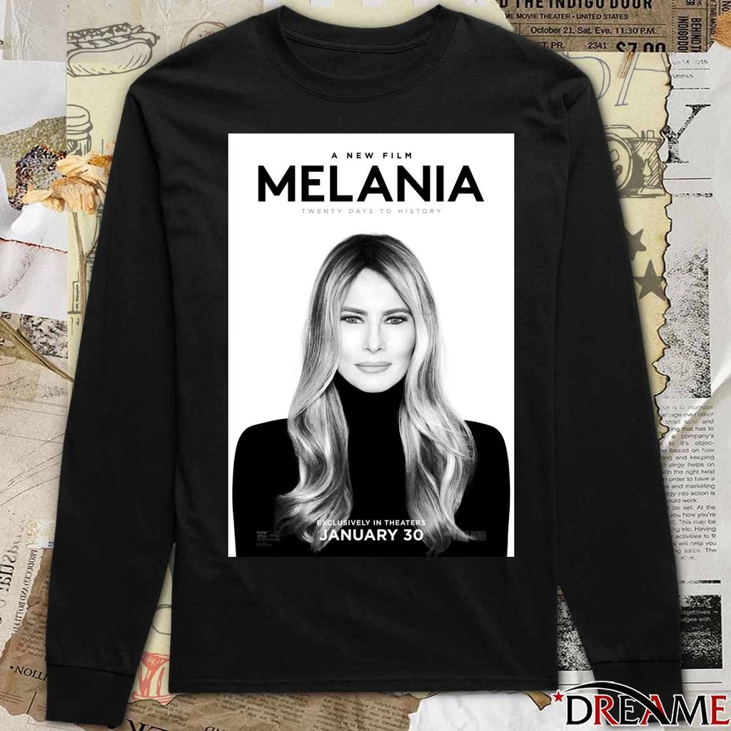 A New Film Melania Twenty Days To History Exclusively In Theaters January 30 2026 Poster t-shirt