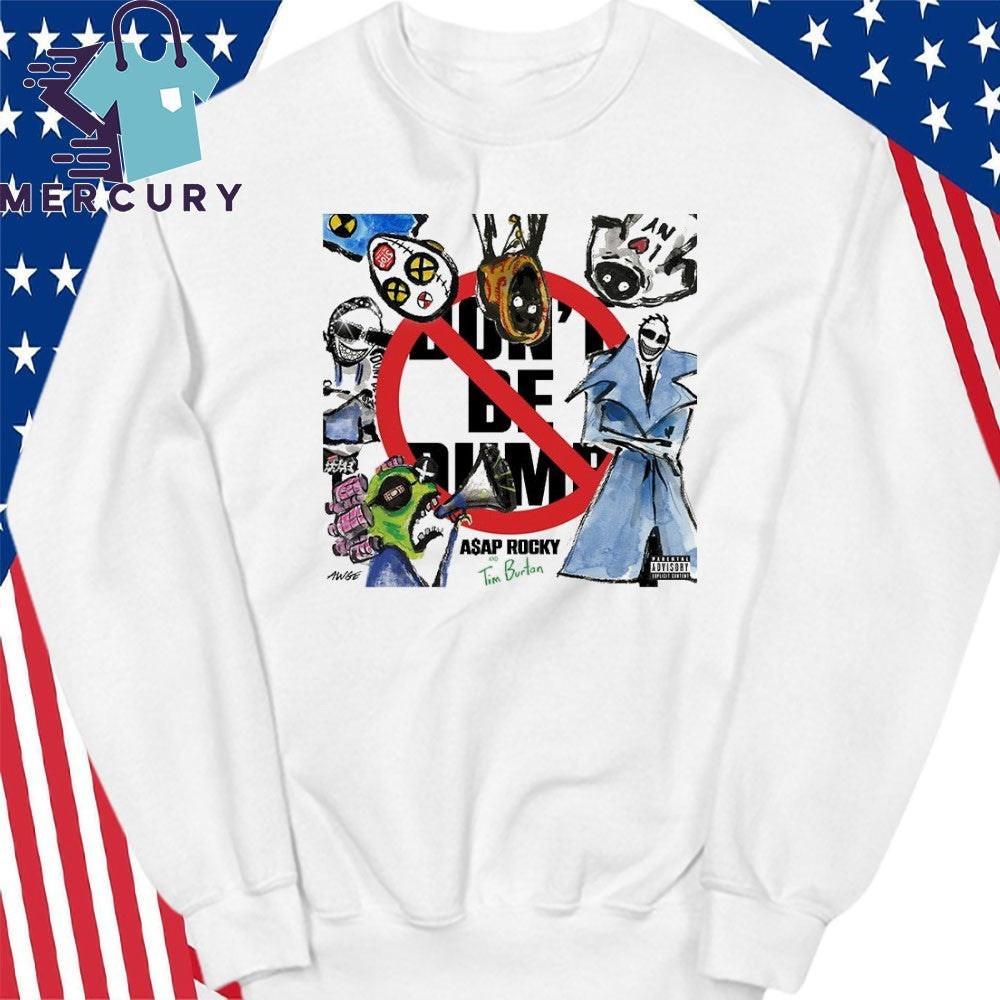 A$AP Rocky Unveils New Album Don’t Be Dumb Artwork by Tim Burton Shirt