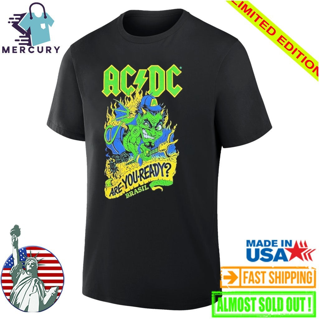 AC DC At Tokio Marine Hall On February 28 March 4 2026 Are You Ready Brasil Shirt