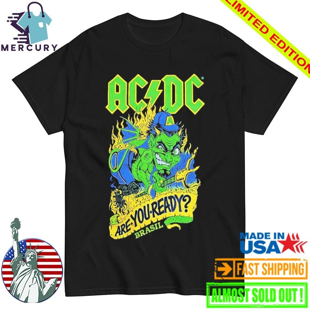 AC DC At Tokio Marine Hall On February 28 March 4 2026 Are You Ready Brasil Shirt