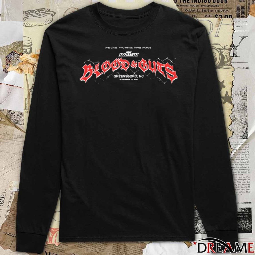 AEW Dynamite Blood and Guts November 2025 Alternate t-shirt