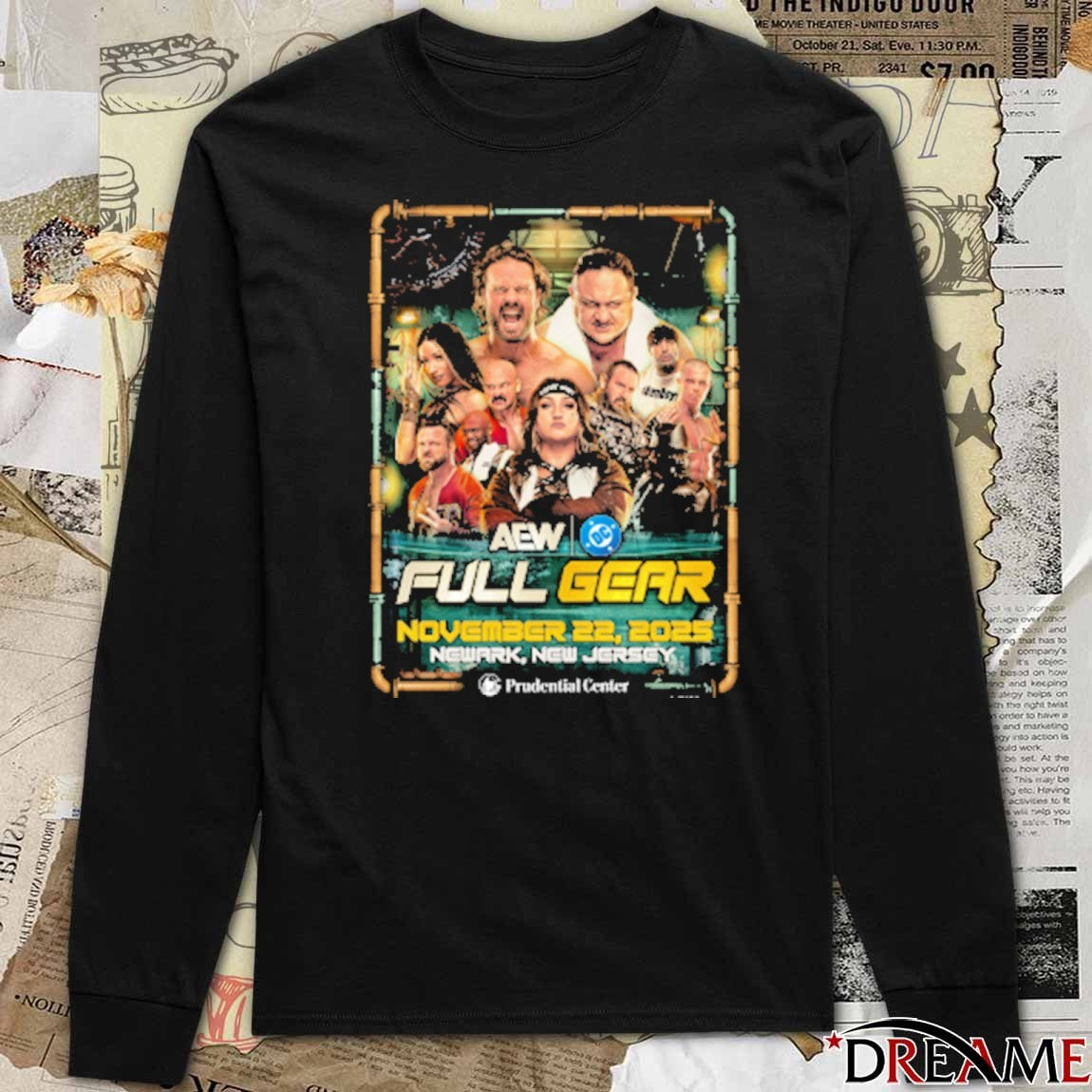 AEW Full Gear November 22 2025 Newark New Jersey t-shirt