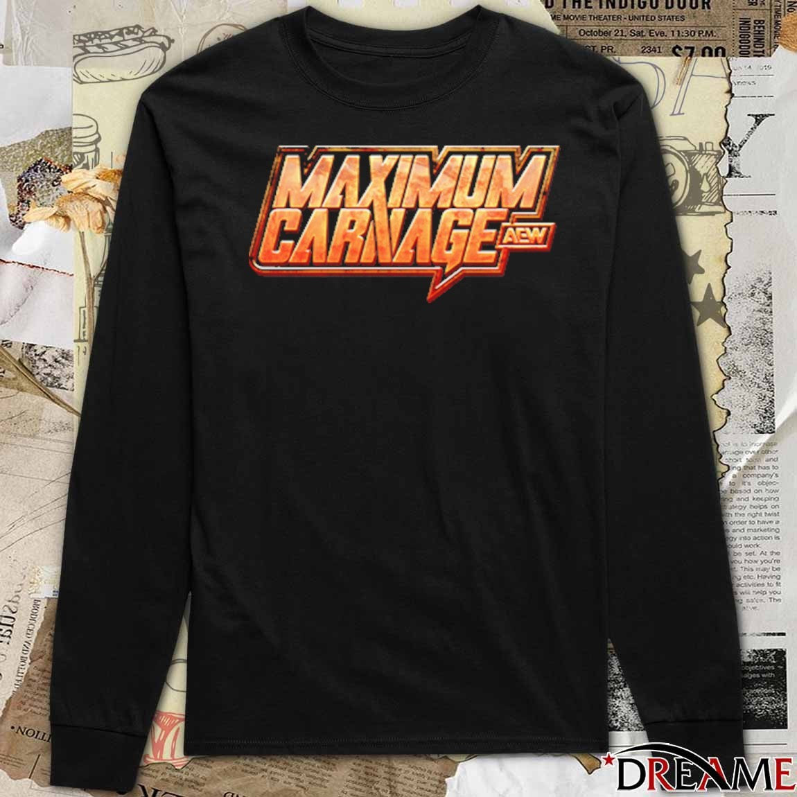 AEW Maximum Carnage 2026 Event t-shirt