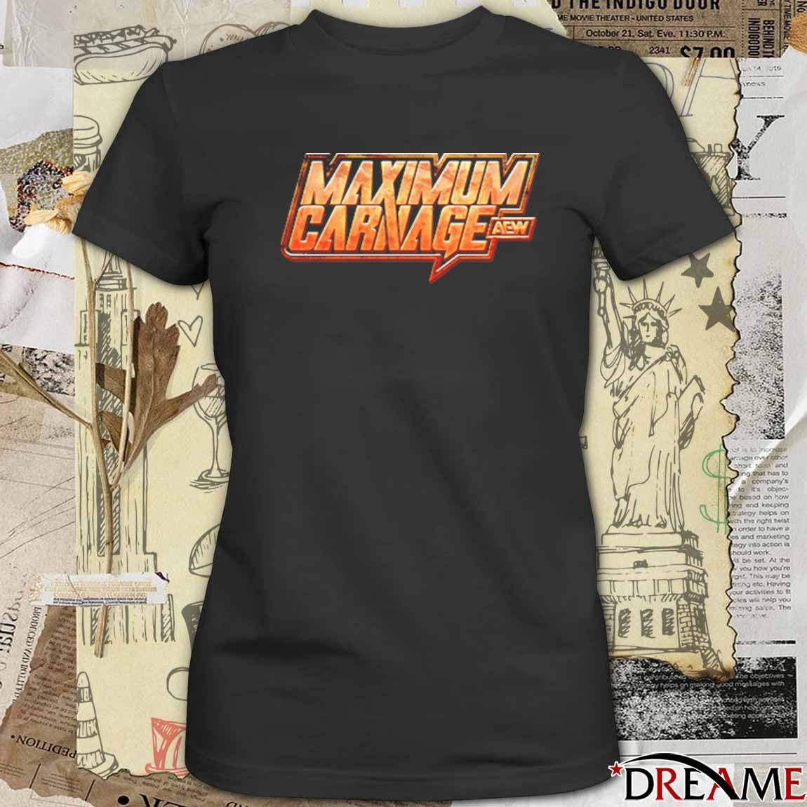 AEW Maximum Carnage 2026 Event t-shirt