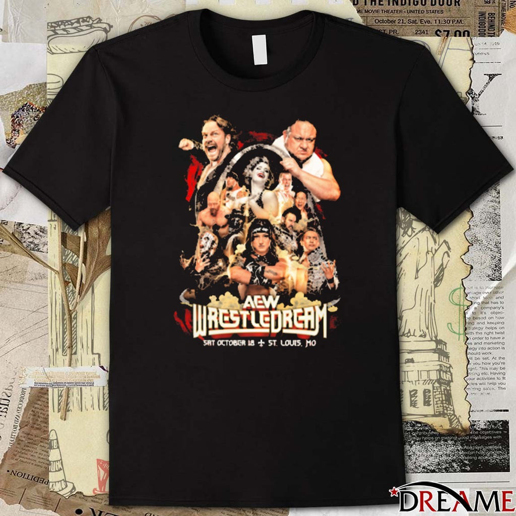 AEW WrestleDream Sat October 18 2025 St Louis MO Fanart t-shirt