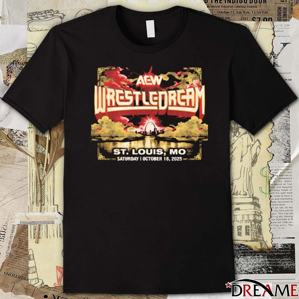AEW WrestleDream Saturday October 18 2025 Event St Louis MO Fanart t-shirt