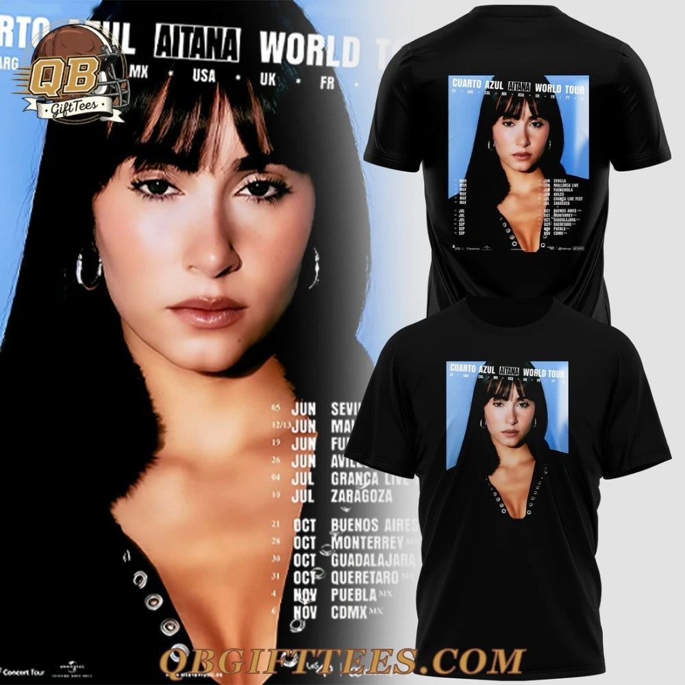 AITANA Cuarto Azul World Tour 2026 Shirt
