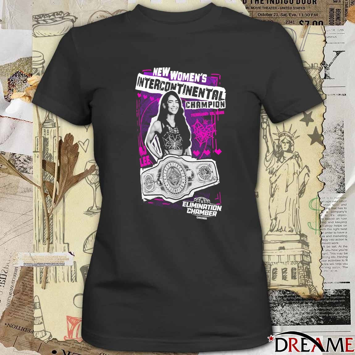 AJ Lee Elimination Chamber 2026 New Women’s Intercontinental Championship Winner t-shirt