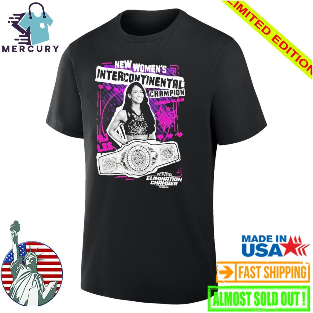 AJ Lee Elimination Chamber 2026 Women’s Intercontinental Championship Winner Shirt