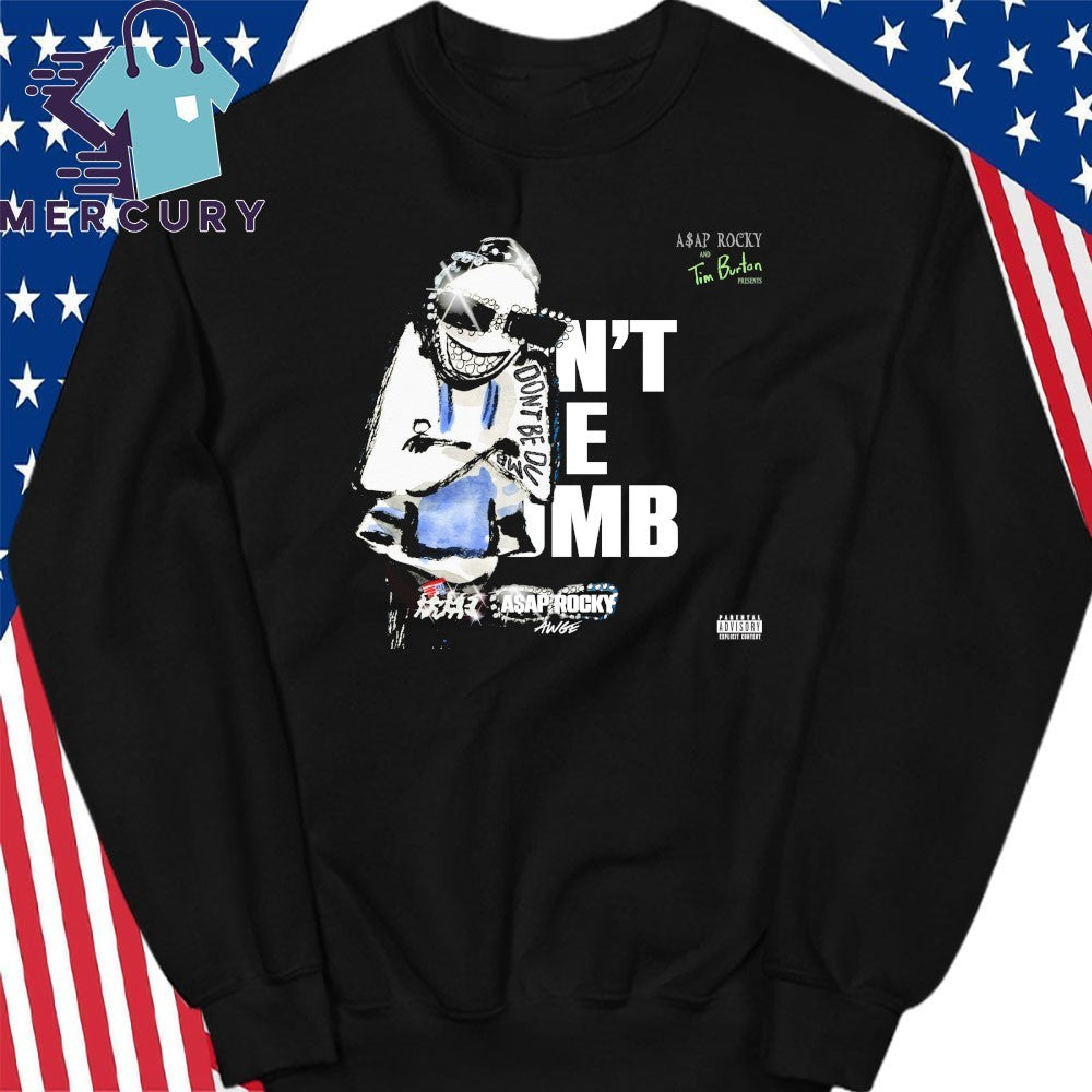 ASAP Rocky x Tim Burton Don’t Be Dumb Diamond Grillz Character Shirt