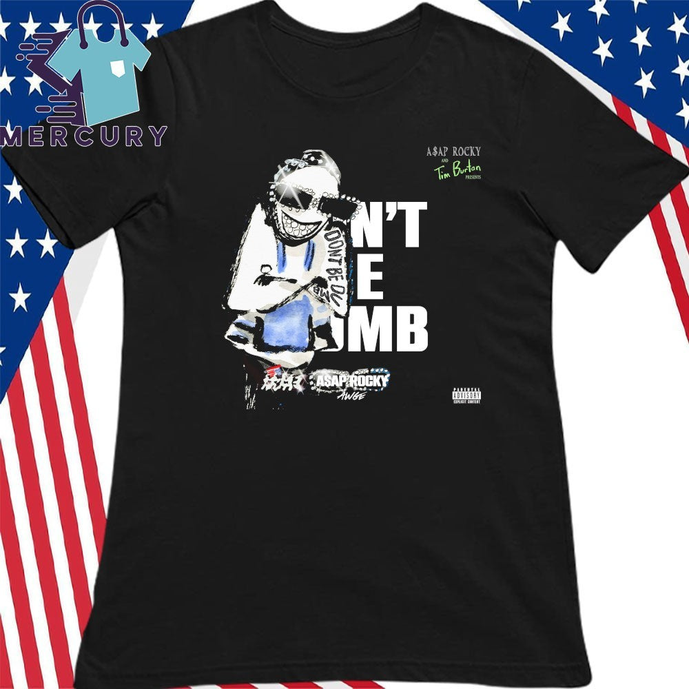ASAP Rocky x Tim Burton Don’t Be Dumb Diamond Grillz Character Shirt