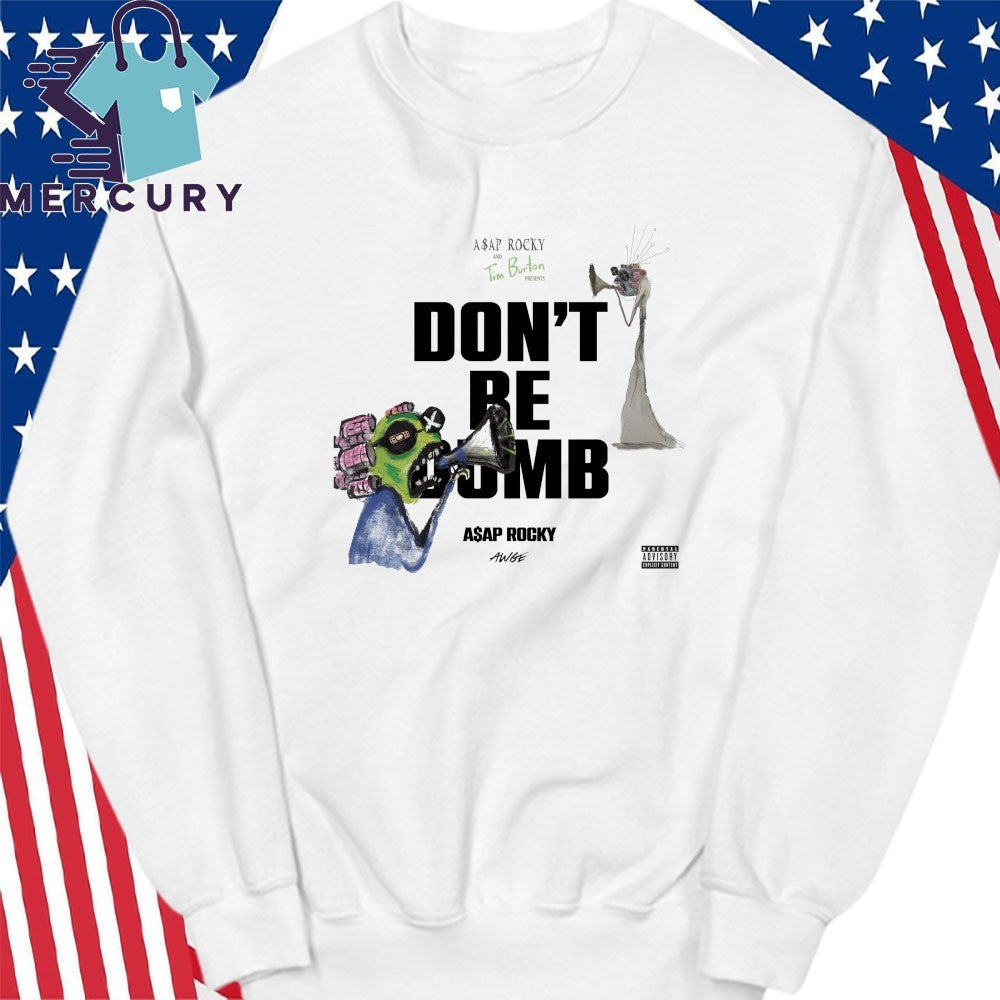 ASAP Rocky x Tim Burton Don’t Be Dumb Green Screamer Shirt