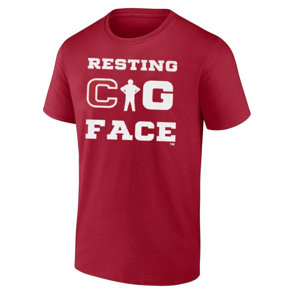 Aaron Matas Hoosiers Resting Cig Face Shirt