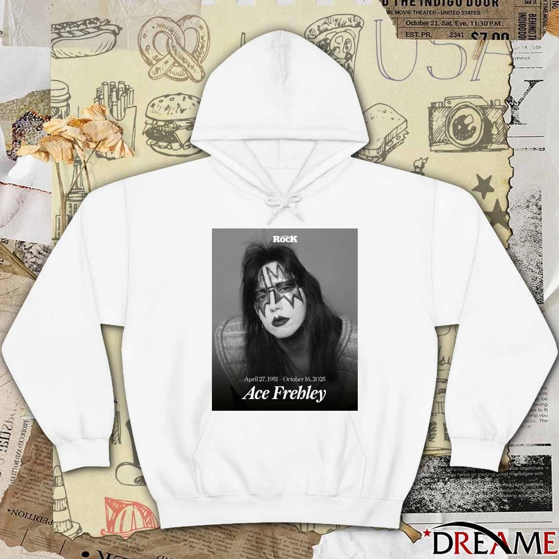 Ace Frehley Has Died At The Age Of 74 April 27 1951 – October 16 2025 Poster t-shirt