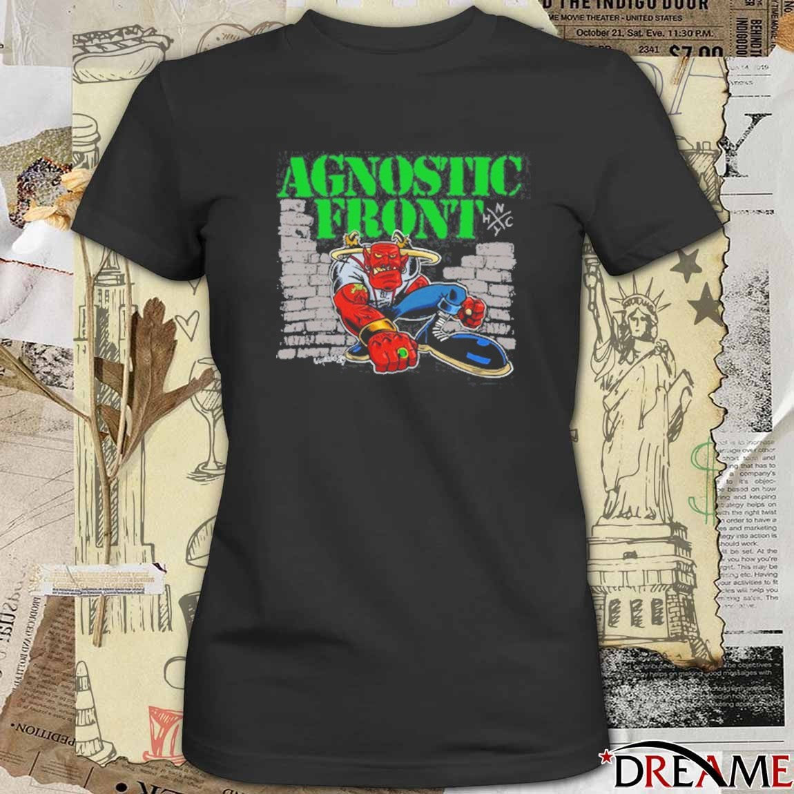 Agnostic Front Lambrou Beast Fanart 2025 t-shirt