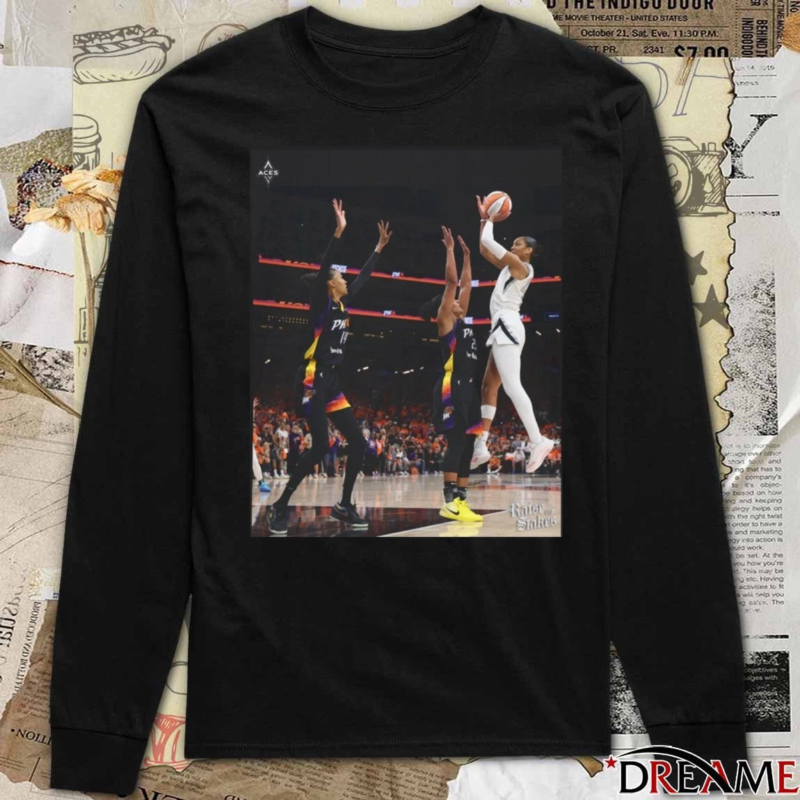 A’ja Wilson Hang It In The Louvre Las Vegas Aces WNBA 2025 t-shirt