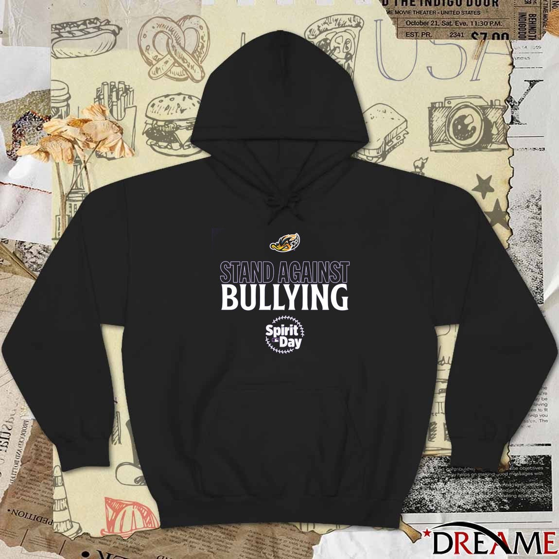 Akron RubberDucks Stand Against Bullying 2025 MLB Spirit Day t-shirt