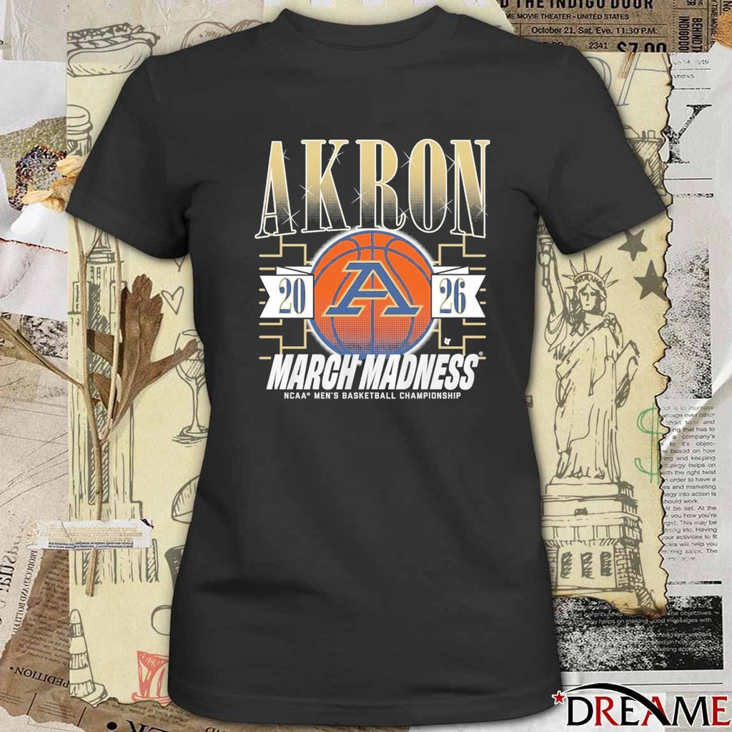 Akron Zips MBB 2026 NCAA Men’s Basketball Championship March Madness t-shirt