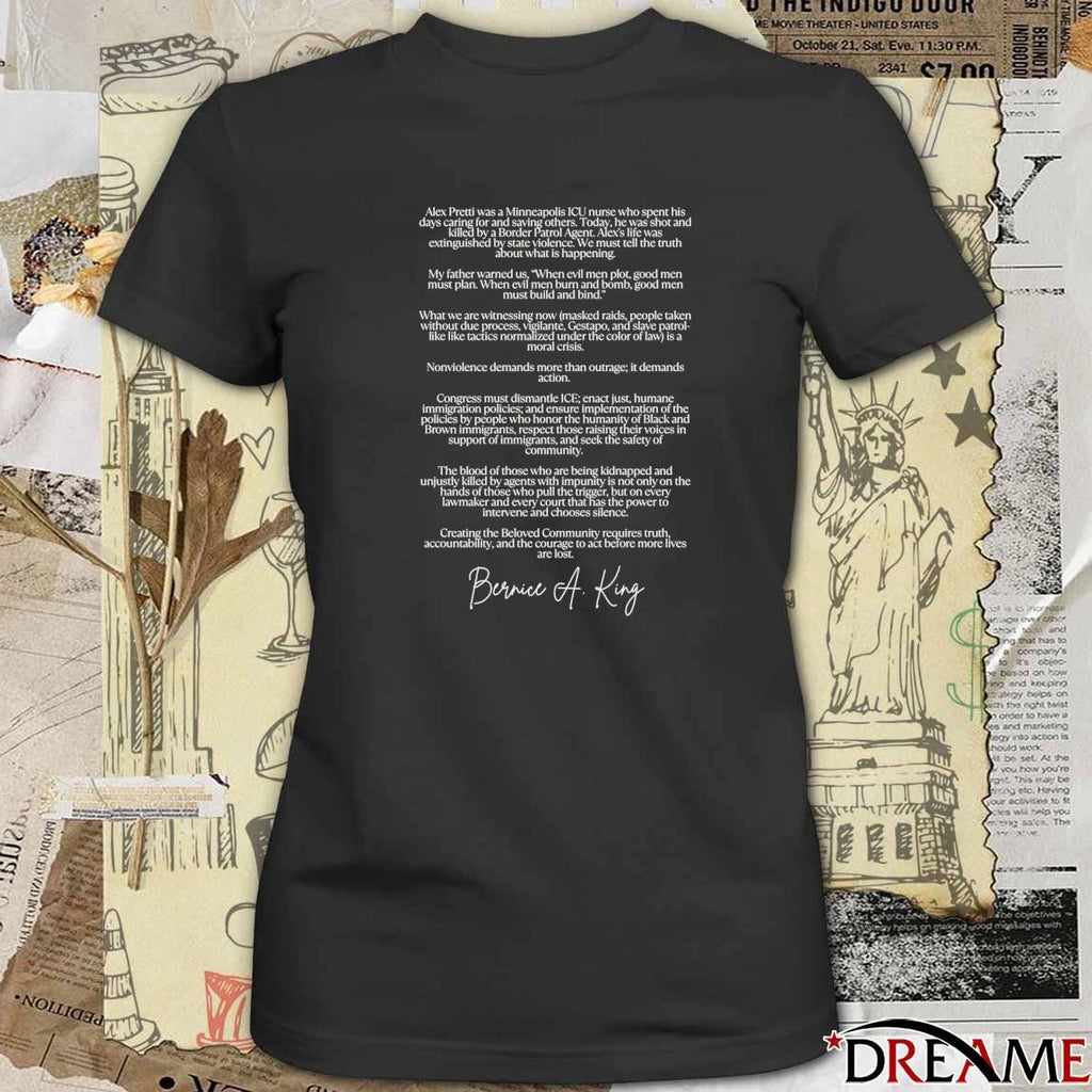 Alex Pretti Was A Minneapolis Icu Nurse Who Spent His Days Caring For And Saving Others t-shirt