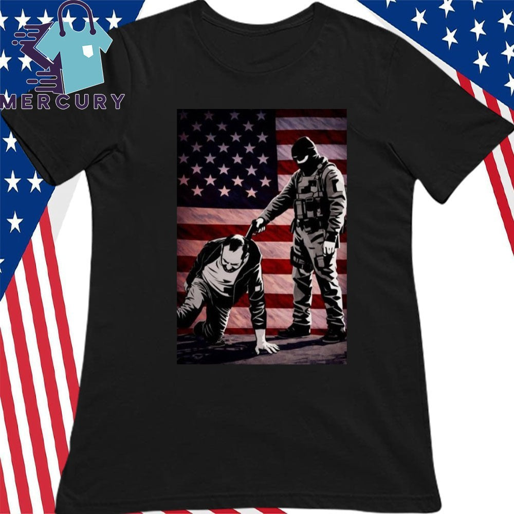 Alex Pretti Was Executed By Ice Flag America Shirt