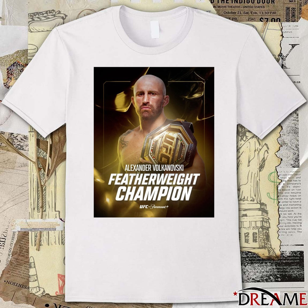 Alexander Volkanovski Featherweight Champion UFC Poster t-shirt