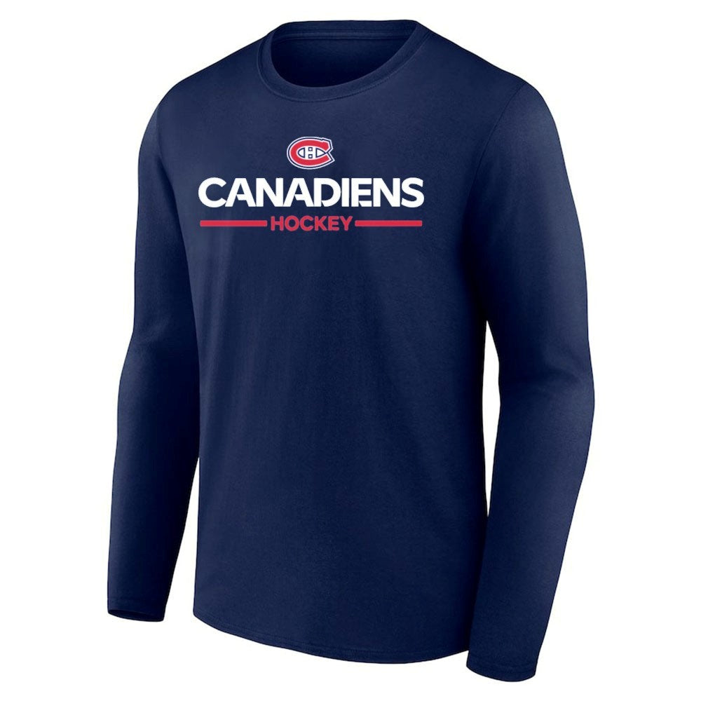 Alexandre Carrier wearing Montreal Canadiens Hockey Shirt