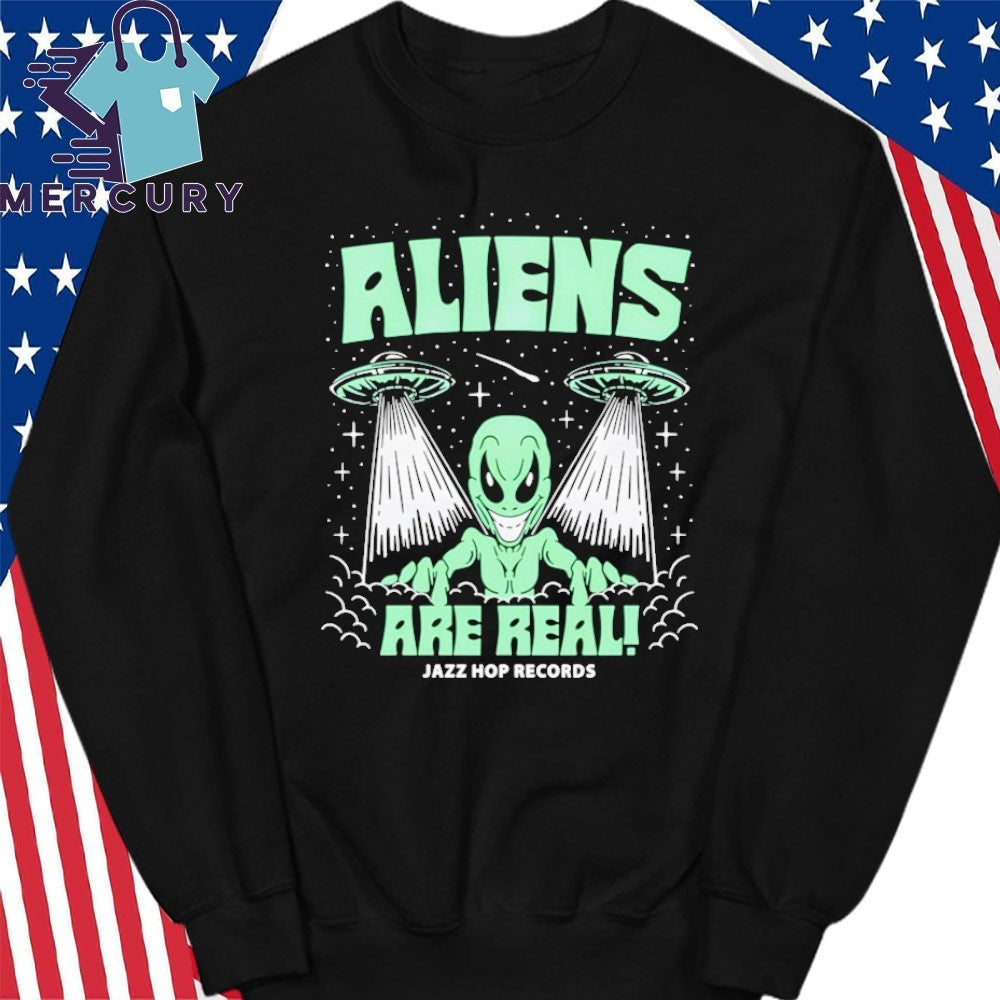 Aliens Are Real Jazz Hop Records Shirt