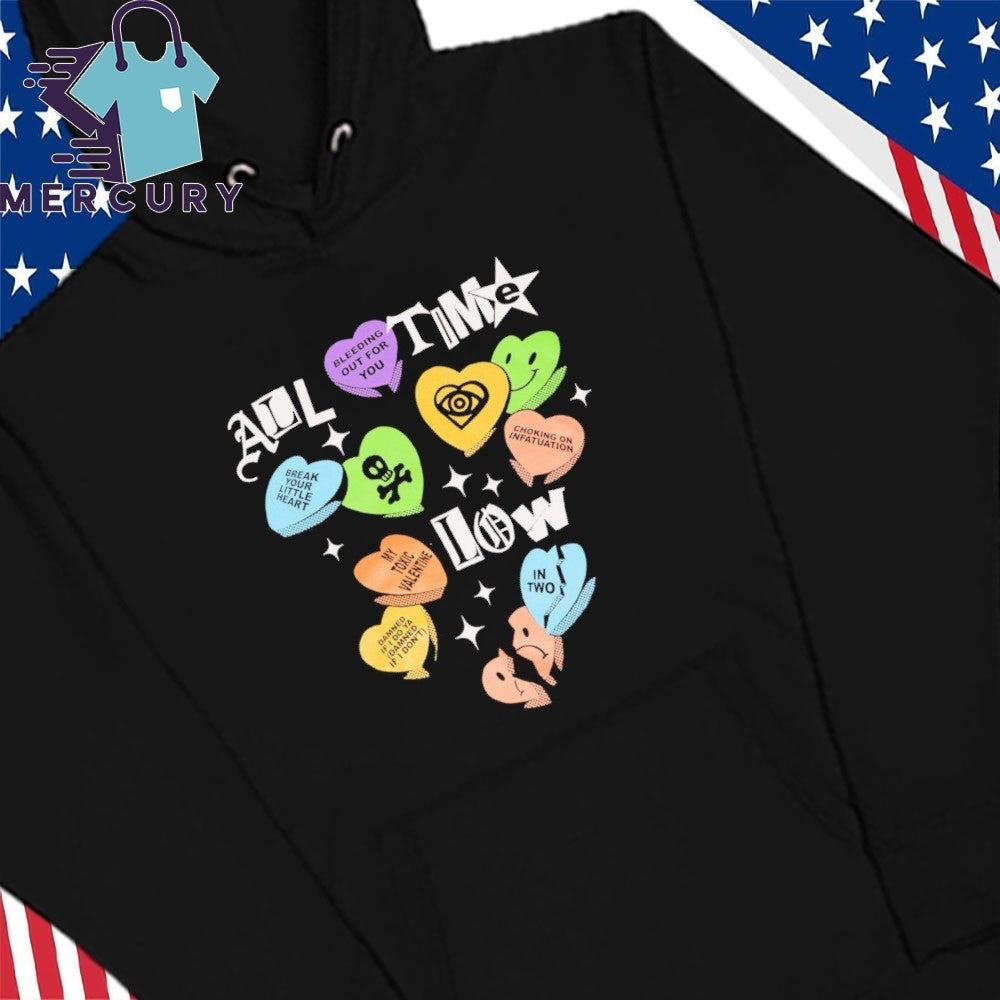 All Time Low Candy Hearts Valentine Shirt